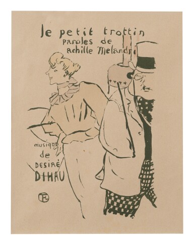 View full screen - View 1 of Lot 48. HENRI DE TOULOUSE-LAUTREC | LE PETIT TROTTIN (DELTEIL 27; ADHÉMAR 18; WITTROCK 14).