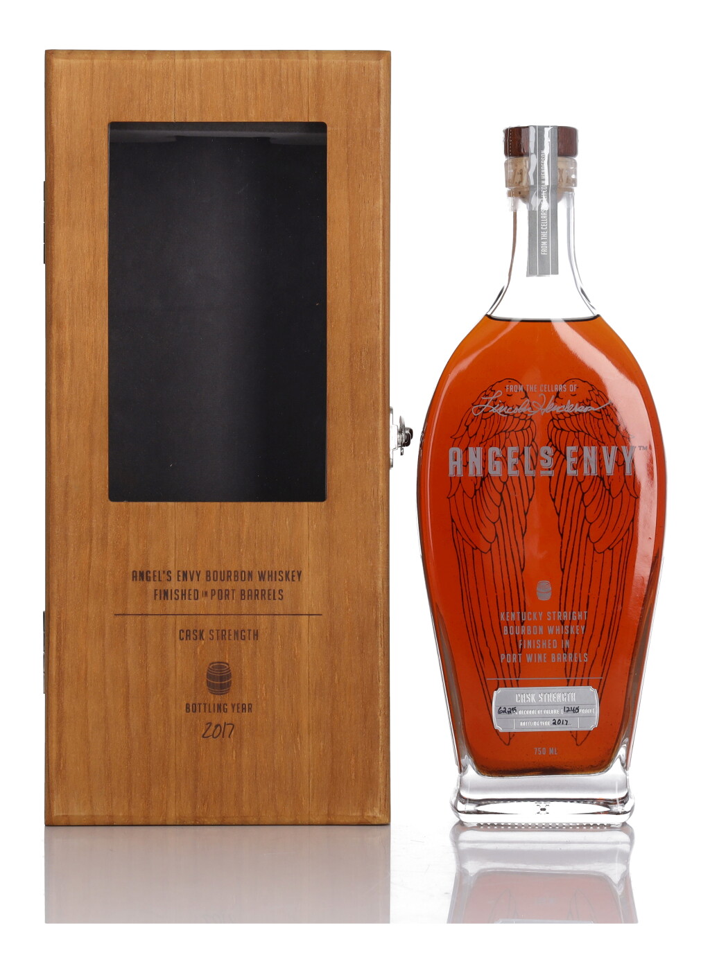 View full screen - View 1 of Lot 143. Angel's Envy Cask Strength Port Barrels 2017 Release 124.5 Proof NV (1 Bottle 75cl).