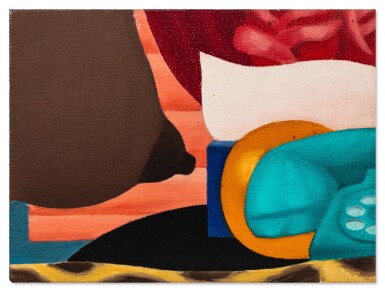 View full screen - View 1 of Lot 1. Study for "Bedroom Painting No. 11".