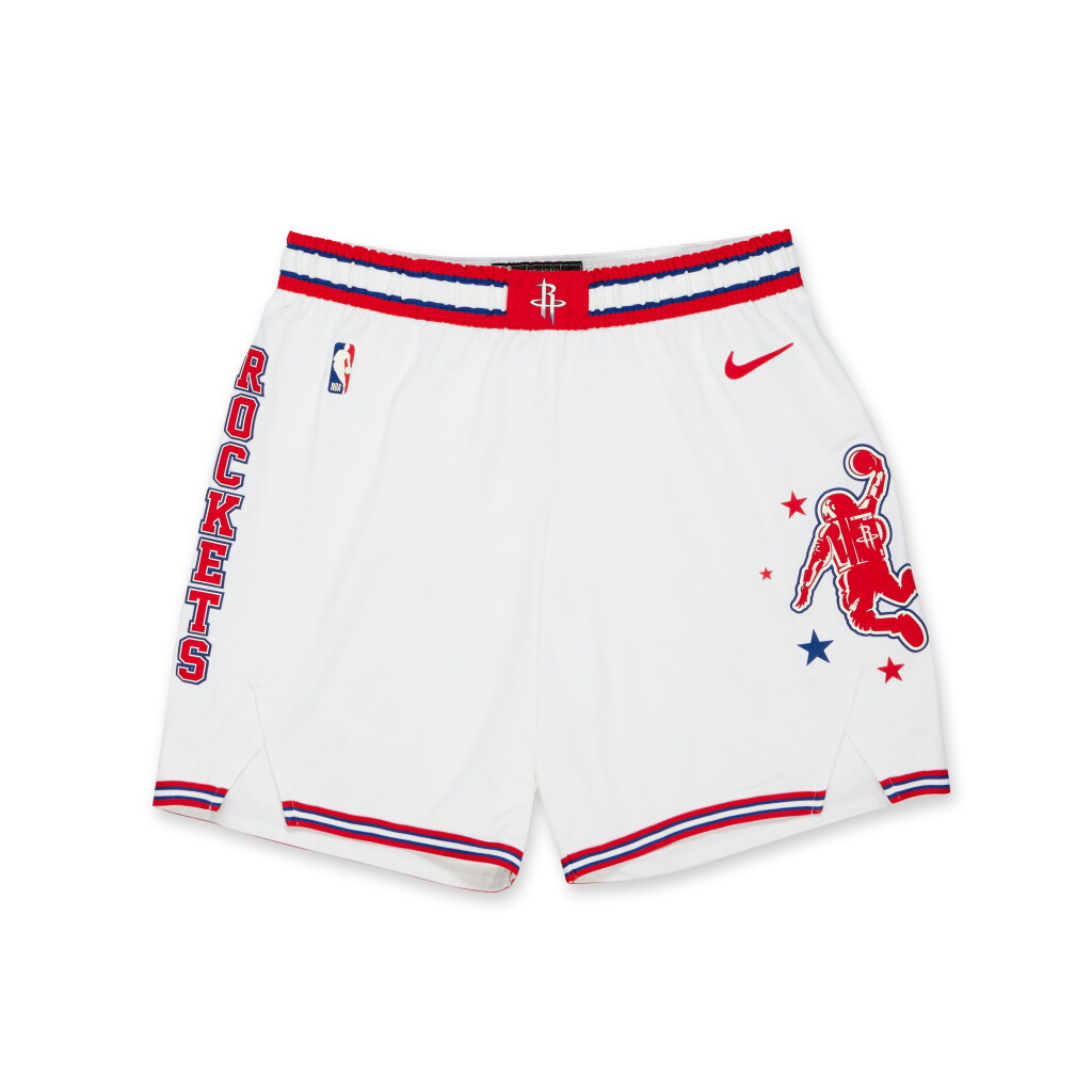 View full screen - View 1 of Lot 194. Jeff Green Houston Rockets 2023-2024 City Edition Shorts.