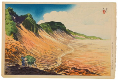 View full screen - View 1 of Lot 191. Ito Shinsui (1898-1972) Desert of Mihara (Mihara no sabuaku), Showa period, 20th century.