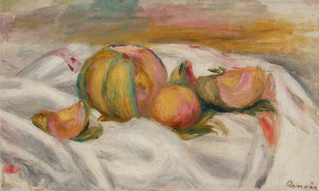 View full screen - View 1 of Lot 141. Nature morte au melon.