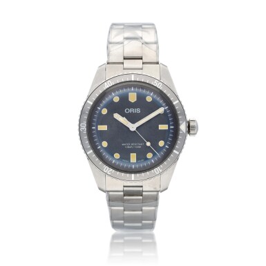 View full screen - View 1 of Lot 93. Sixty-Five, Ref. 01 730 7757 4083 Limited edition stainless steel wristwatch with bracelet manufactured for HODINKEE Circa 2019.