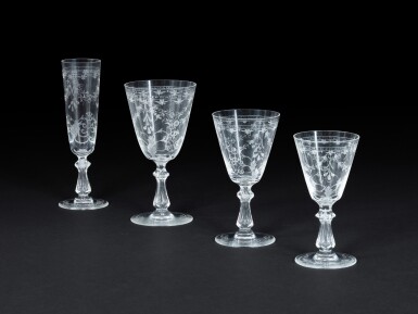 View full screen - View 1 of Lot 290. Probably Val Saint-Lambert, Belgium.