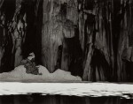 'Frozen Lake and Cliffs, Sierra Nevada, California'