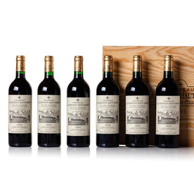 View full screen - View 1 of Lot 78. Château La Mission Haut-Brion 1995 (12 BT).