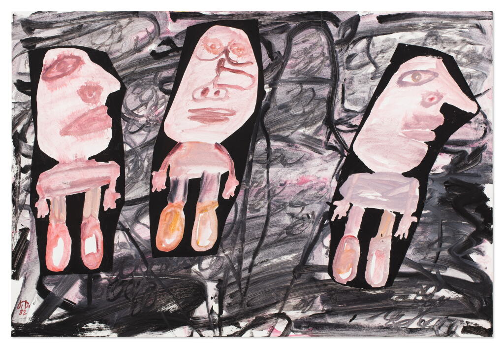 View full screen - View 1 of Lot 51. Site avec trois personnages | Site avec trois personnages.