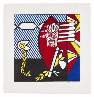 View full screen - View 1 of Lot 585. American Indian Theme I, from the American Indian Theme series.