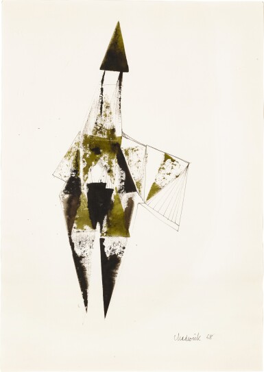 View full screen - View 1 of Lot 230. Study for Sculpture.