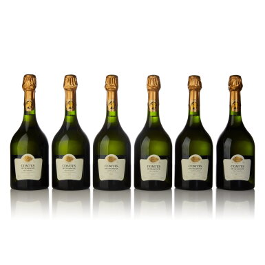 View full screen - View 1 of Lot 626. Taittinger, Comtes de Champagne, Blanc de Blancs 2002 (6 BT).
