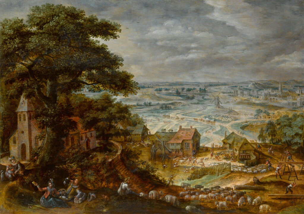 View full screen - View 1 of Lot 189. Pastoral summer landscape.