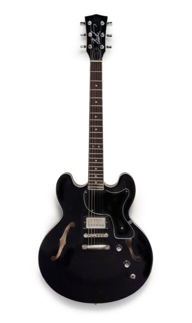 View full screen - View 1 of Lot 130. David Grohl | Stage-played PSE Custom 335 guitar.