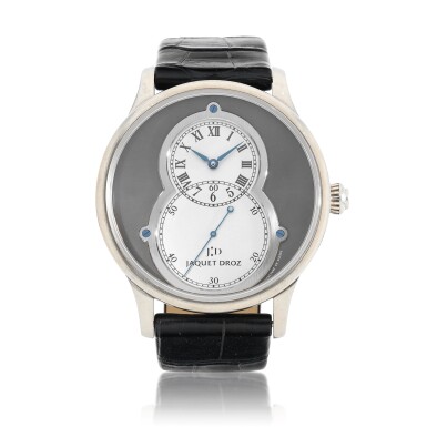 View full screen - View 1 of Lot 9342. Jaquet Droz | Grande Seconde, A white gold wristwatch, Circa 2010 | 雅克德羅 | Grande Seconde 白金腕錶,約2010年製.