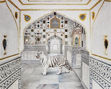 View full screen - View 1 of Lot 10. 'Tiger Breath, Sheesh Mahal, Amer Fort' (from the series India Song), 2020.
