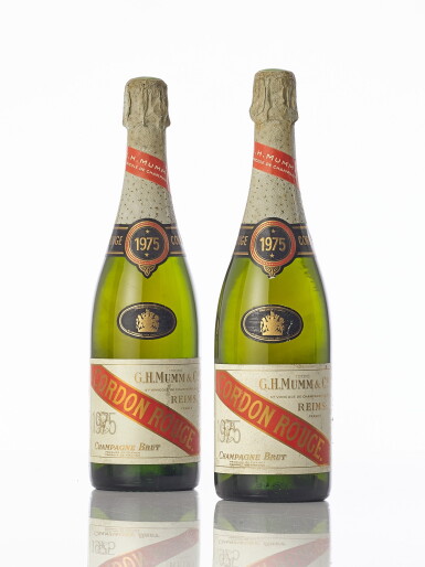 View full screen - View 1 of Lot 5303. Mumm Cordon Rouge Brut 1975 (12 BT).