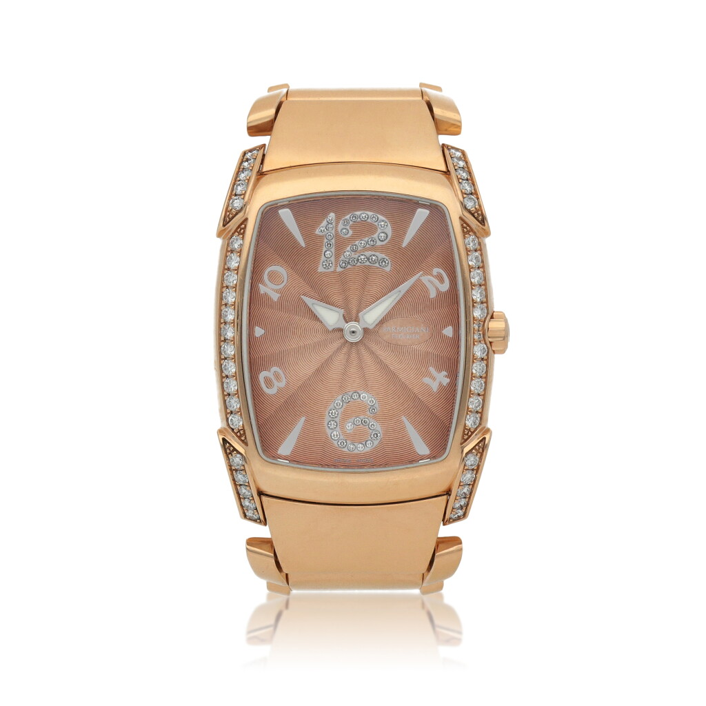 View full screen - View 1 of Lot 648. Kalpa Pink gold and diamond-set wristwatch with bracelet Circa 2015.
