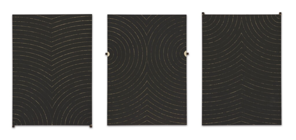View full screen - View 1 of Lot 15. RICHMOND BURTON | COMPASS TRIPTYCH .