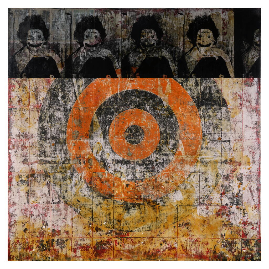 View full screen - View 1 of Lot 157. Pop Painting Target (To J.J.) .