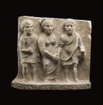 A Roman Marble Funerary Relief, 1st half of the 2nd Century A.D.