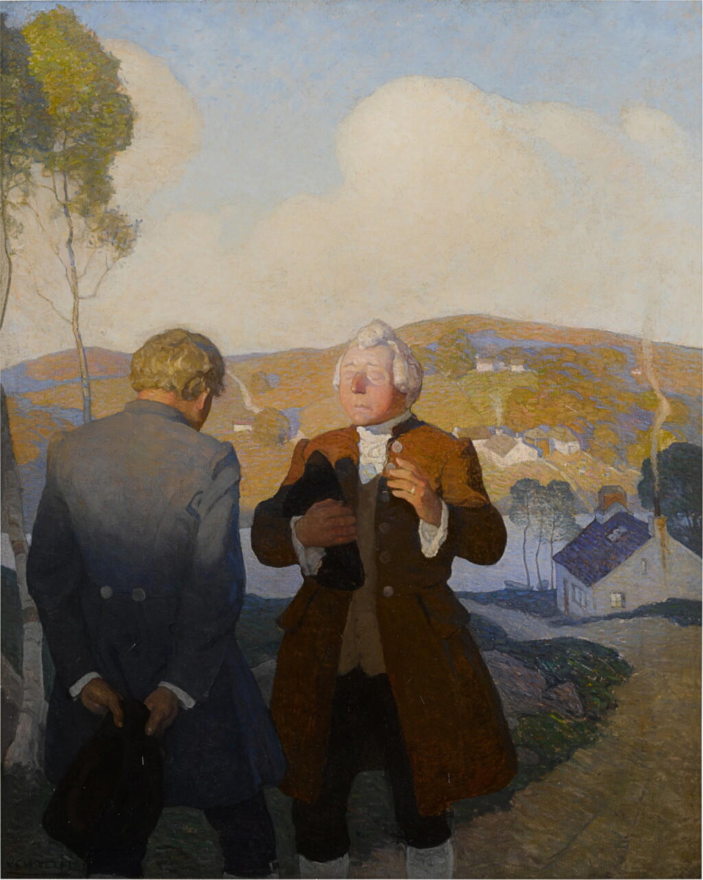 View full screen - View 1 of Lot 24. Mr. Campbell, The Minister of Essendean (With that he prayed a little while aloud, and in affecting terms, for a young man setting out into the world).