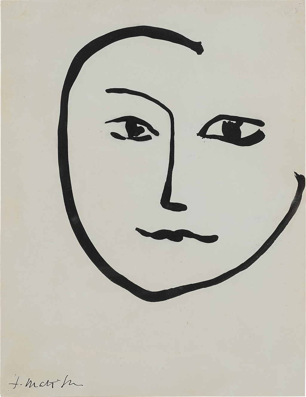 View full screen - View 1 of Lot 184. Tête de femme.