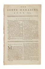 Burgoyne, John | An extract of Burgoyne's operations, printed in The Scots Magazine