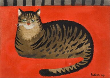 View full screen - View 1 of Lot 181. Tabby Cat.