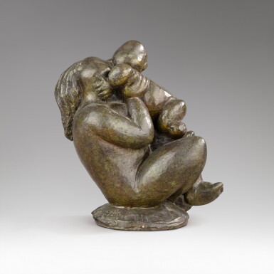 View full screen - View 1 of Lot 41. Maternité sur socle | Maternity.