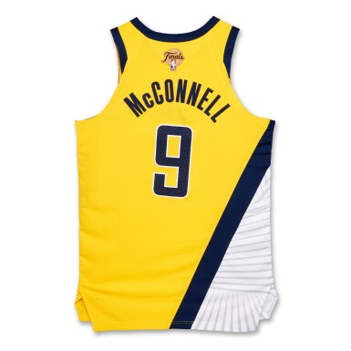View full screen - View 1 of Lot 10. T.J. McConnell Indiana Pacers 2025 NBA Finals Game Worn Statement Edition Jersey | Game 3 | 5 Steals.
