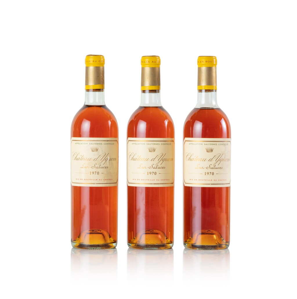 View full screen - View 1 of Lot 456. Château d'Yquem 1970 (3 BT).