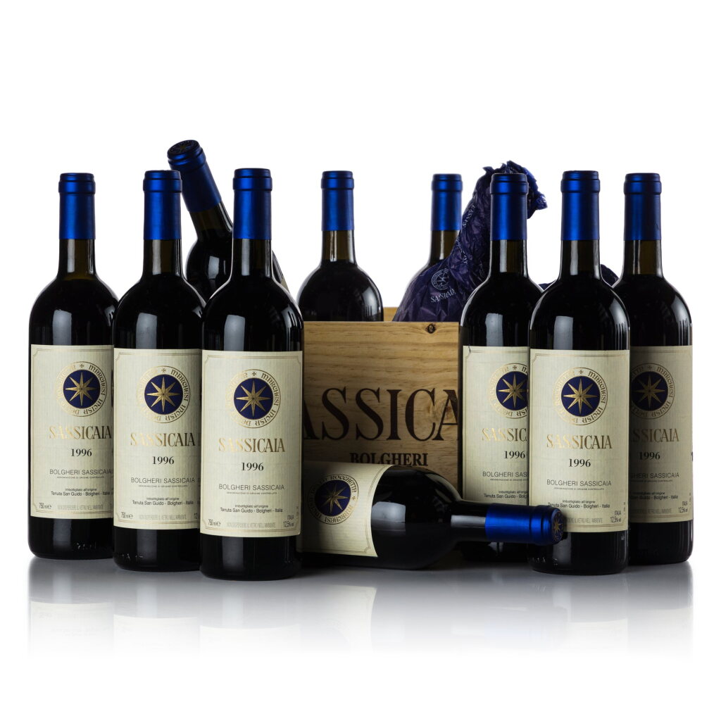 View full screen - View 1 of Lot 552. Sassicaia 1996 (12 BT).