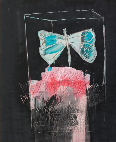 View full screen - View 1 of Lot 94. Farfalla tra i segni dell'amore.