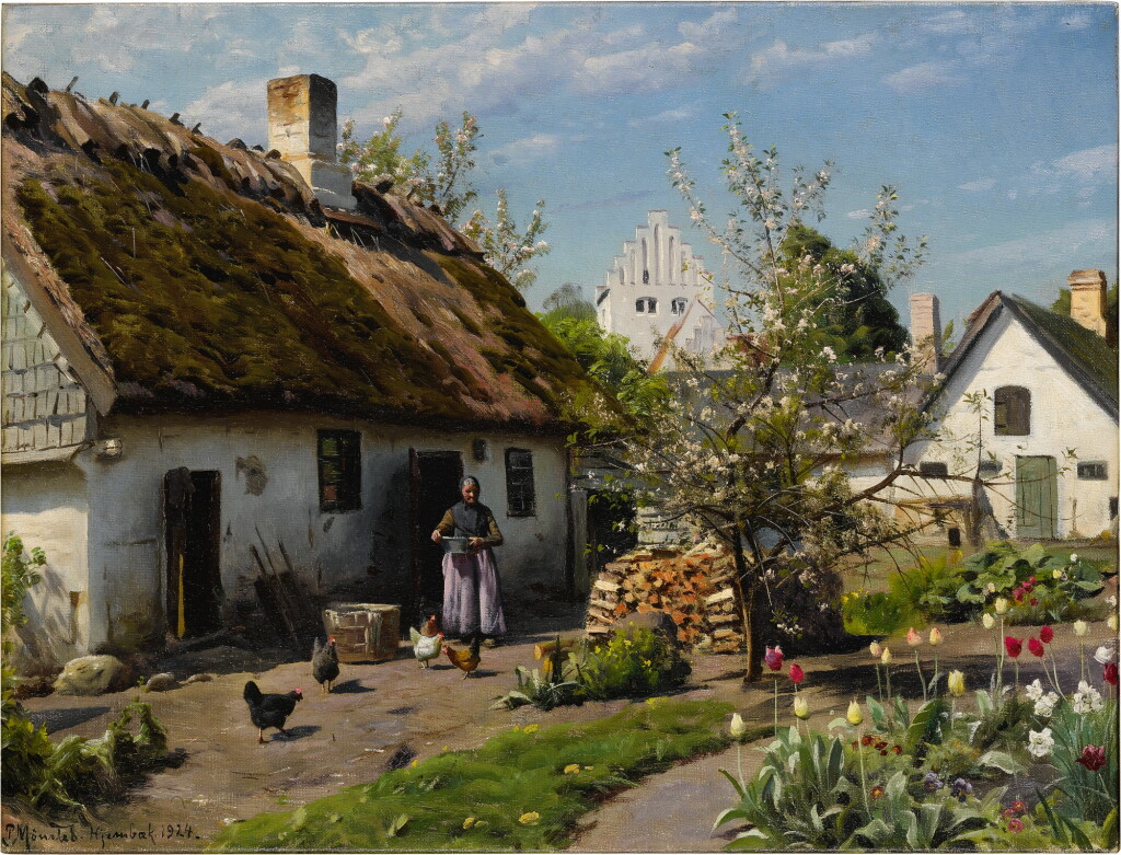 View full screen - View 1 of Lot 53. PEDER MØNK MØNSTED | SPRING IN HJEMBAEK.