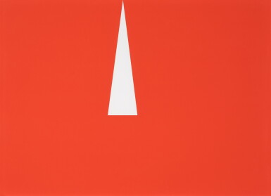 View full screen - View 1 of Lot 148. Red with White Triangle.
