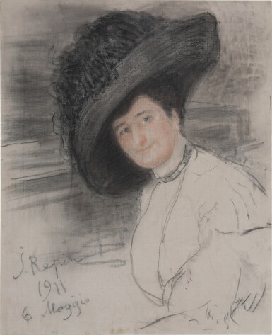 View full screen - View 1 of Lot 865. Portrait of an Elegant Lady.