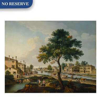 View full screen - View 1 of Lot 655. Herders in a landscape.