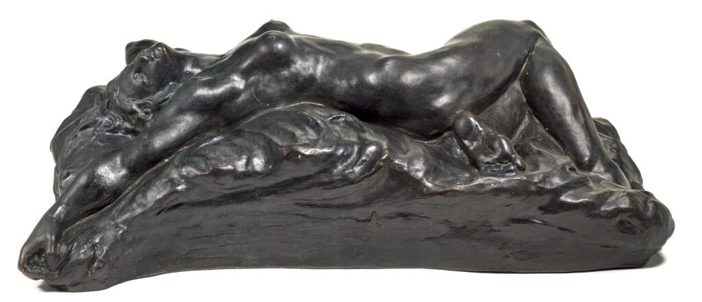 View full screen - View 1 of Lot 112. ALFREDO PINA | RECLINING FEMALE NUDE.