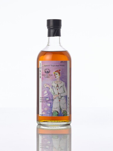 View full screen - View 1 of Lot 5458. 羽生 Hanyu Ichiro's Malt Card Series The Colored Joker 57.7 abv NV (1 BT70).