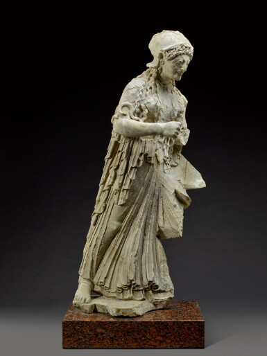View full screen - View 1 of Lot 85. Alceo Dossena (1878-1937) | Italian, circa 1900 | Athena Promachos.