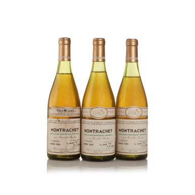 View full screen - View 1 of Lot 428. Montrachet 1982 Domaine de la Romanée-Conti (2 BT).