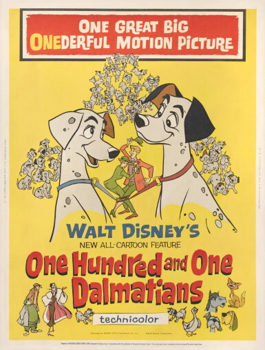 View full screen - View 1 of Lot 78. One Hundred and One Dalmatians (1961).
