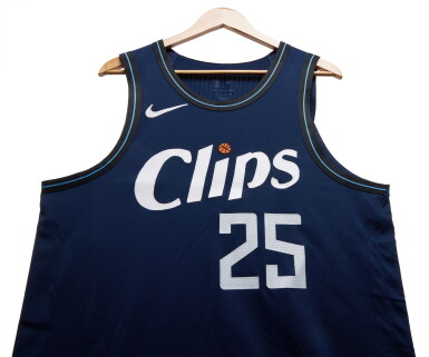View full screen - View 1 of Lot 148. Moussa Diabate Los Angeles Clippers 2023-2024 Game Worn City Edition Jersey.