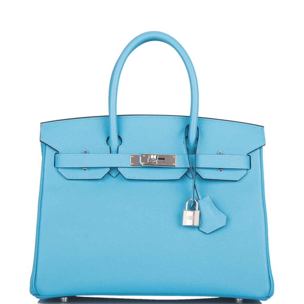 View full screen - View 1 of Lot 63. Hermès Bleu Du Nord Birkin 30cm of Epsom Leather with Palladium Hardware.