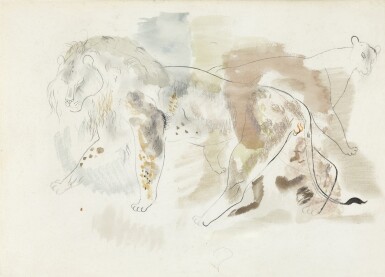 View full screen - View 1 of Lot 96. Lion.