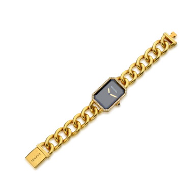 View full screen - View 1 of Lot 120. Gold and Diamond 'Première' Wristwatch.