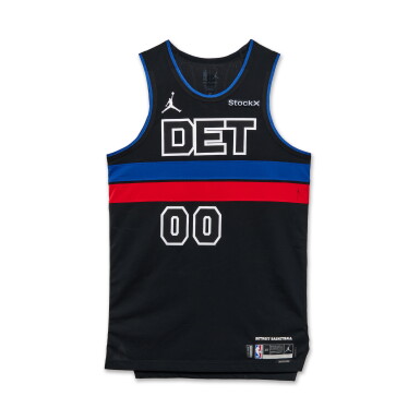 View full screen - View 1 of Lot 202. Ronald Holland II Detroit Pistons 2024-2025 Game Worn Statement Edition Jersey .