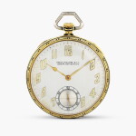 Montre de poche en or jaune, vers 1929