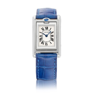 View full screen - View 1 of Lot 8055. Tank Basculante, Reference 2386 | A stainless steel reversible wristwatch, Circa 1999 | 卡地亞 | Tank Basculante 型號2386 | 精鋼可翻轉腕錶,約1999年製.