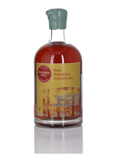 View full screen - View 1 of Lot 157. EBRA Selection #6.1 12 Year Old Rum 130.0 Proof 2003 (1 BT 70cl).