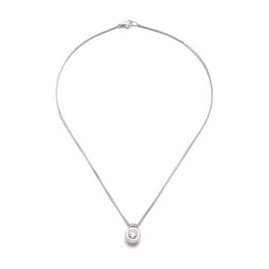 View full screen - View 1 of Lot 826. Diamond pendant.